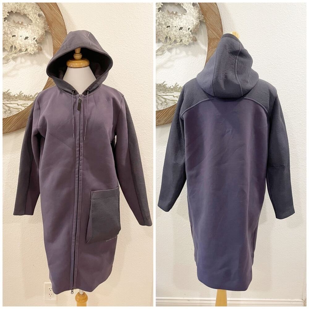 NWOT Nike Sportswear Tech Pack Fleece Women Parka Long Jacket RARE Purple